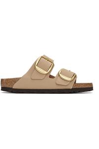 Узкие сандалии Arizona с большой пряжкой Birkenstock, цвет sandcastle