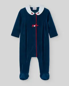 Комбинезон для младенца из коллекции «Нежность» PAZ Rodríguez, темно-синий