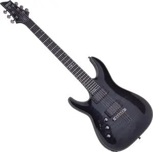 Электрогитара Schecter Hellraiser Hybrid C-1 для левшей, черный выбеленный градиент