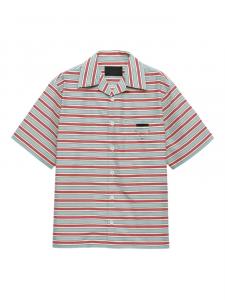 Prada полосатая рубашка, синий