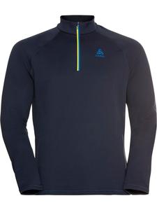 Odlo Футболка с длинными рукавами “Midlayer 1/2 Zip Besso” синего цвета