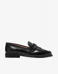 Женские классические мокасины из натуральной кожи Cole Haan, черный