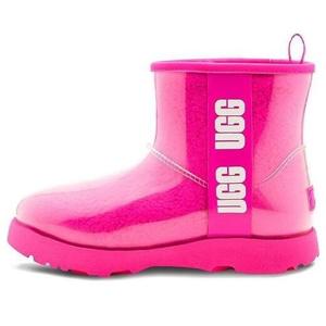 Зимние ботинки классические прозрачные мини Ugg, фиолетовый