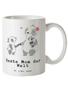 Кружка XL Panda Лучшая мама на свете с белой надписью Mr. & Mrs. Panda