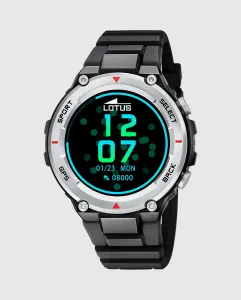 Мужские часы 50024/2 Черные резиновые умные часы LOTUS, черный