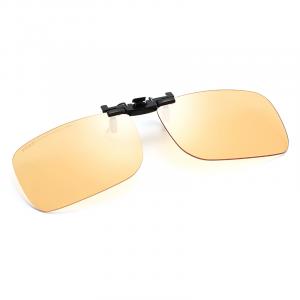 Jeep Прямоугольные солнцезащитные очки с клипсой для линз, мужские, желтые