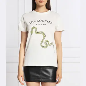 Футболка стандартного кроя The Kooples, бежевый