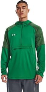Мужской флисовый анорак Under Armour Qualifier, Team Kelly Green-White