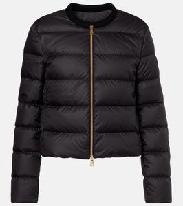 Короткая пуховая куртка Moncler, черный