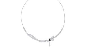 Swarovski Колье Mademoiselle для женщин, серебристо-белое