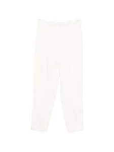 Брюки со складками Brunello Cucinelli, белый