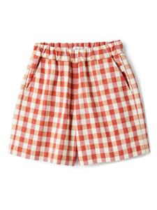 Il Gufo клетчатые шорты, красный