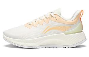 Кроссовки женские YueYing Element с низким верхом, белые/песочно-оранжевые Lining