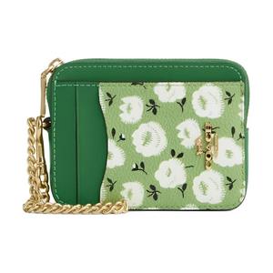 COACH Картхолдер Coated Canvas мини женский green