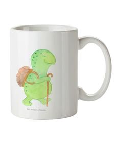 Детская кружка с рисунком черепахи и странника, без слов, белого цвета Mr. & Mrs. Panda