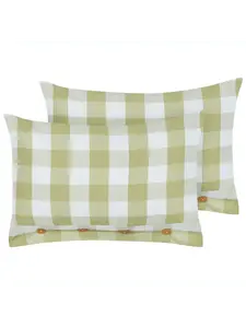Декоративная подушка Beliani 2er Set Deko TAMNINE, цвет grün/weiß