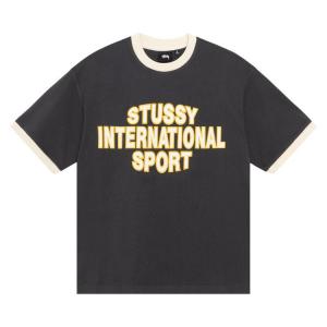 Футболка Stussy Sport Ringer Tee, Black