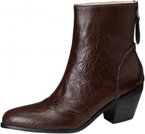 Женские модные ботильоны LYYSKY с молнией на задней части. Размер соответствует длине стопы, ориентируйтесь на размерную таблицу и описание товара. Размеры US4-US13/EU34-EU46, Brown(168-36)