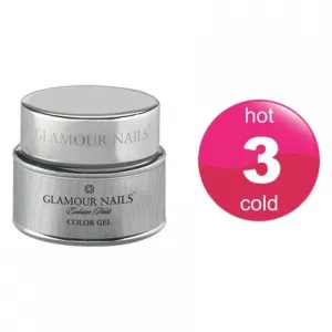 Гель-краска Glamour Color Gel Hot & Cold 3,5 миллилитров Vip