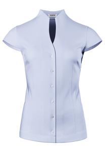 Блуза Vincenzo Boretti tailliert, светло-синий