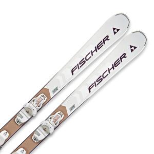 Fischer Женские лыжи Intermediate Advanced Double Board, модель RC ONE LITE 72, белые, 160 см