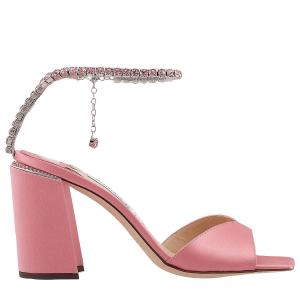 Джимми Чу Saeda 85 Сандалии на платформе Jimmy Choo, розовый