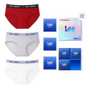 Классические трусы 101 для женщин упаковка 3 шт Lee, серый