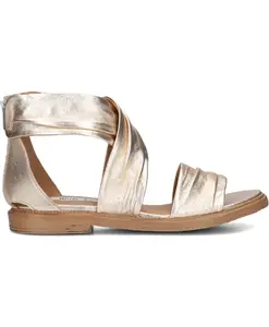 Золотистые сандалии на плоской подошве Notre-V, желтый