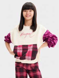 Толстовка обычного кроя Desigual, экрю