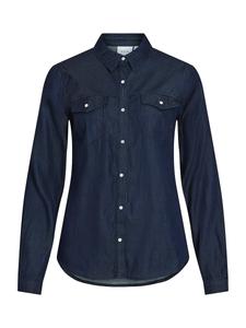 Узкая блузка VILA VIBISTA, Night Blue