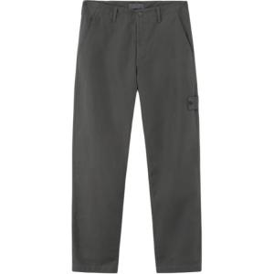 Водонепроницаемые хлопковые брюки STONE ISLAND, темно-серый