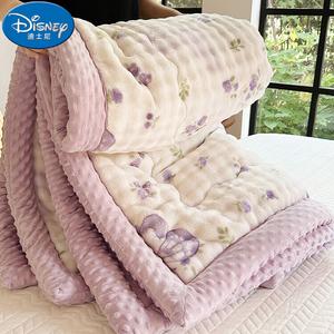 Disney Одеяло зимнее 180х220 см, 3 кг, флис, трехслойное, утепленное, цвет Fudie Will Arrive - Purple