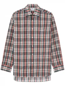 Рубашка в клетку VETEMENTS, черный