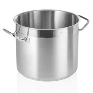 Профессиональная кастрюля из нержавеющей стали, кастрюля для мяса с крышкой, 15,0 литров, ØxВ: 28 x 25 см WAS Germany