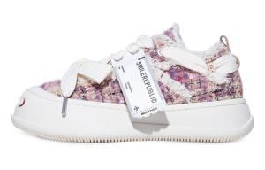 Кеды женские низкие фиолетовые Smilerepublic