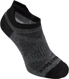 CoolMesh ll Cushioned Tab носки WRIGHTSOCK, Gray/Charcoal Tie Dye