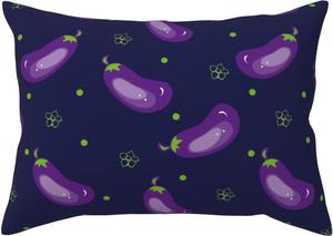 Pevtufa Наволочка с принтом баклажана, застежка-конверт Eggplant