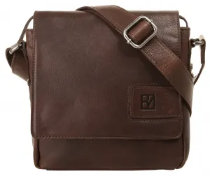 Сумка через плечо BODENSCHATZ, натуральная кожа, коричневый