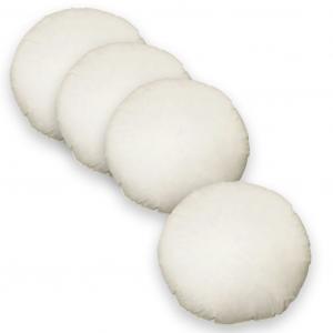 В упаковке 4 подушки-наполнители Подушка с круглыми перьями диаметром 50 см Подушка для тикинга Подушка-наполнитель Внутренняя подушка Haus und Deko