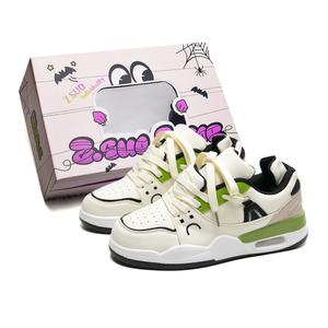 Скользоустойчивые, износостойкие, легкие, дышащие низкие кеды унисекс Z.SUO, желто-черные