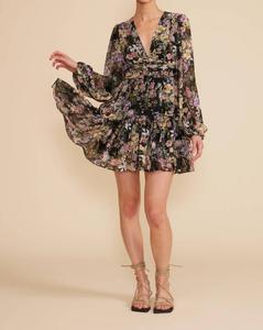 Мини-платье Myra в цветочном принте LUCY PARIS, Floral