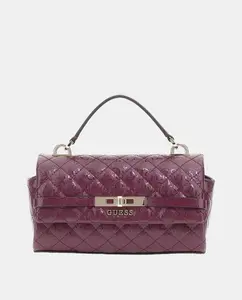 Сумка на руку с молнией Guess, бордовый