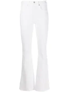 Расклешенные джинсы скинни Beverly Veronica Beard, белый