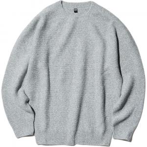 Трикотажная футболка мужская небесно-серая UNIQLO