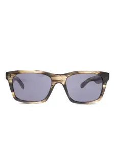 Солнцезащитные очки в прямоугольной оправе Balenciaga Eyewear, серый