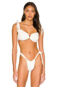 Верх бикини из ракушек Tularosa, белый