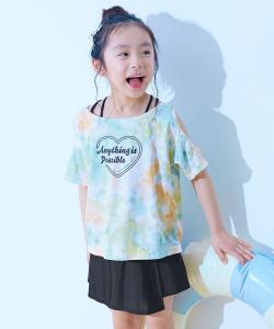 Купальник с защитой от УФ-излучения, с эффектом тай-дай, комплект из 3 частей. Отдельный купальник Devirock, цвет Yellow