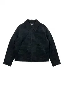 Куртка на молнии с воротником из овчины Represent, черный