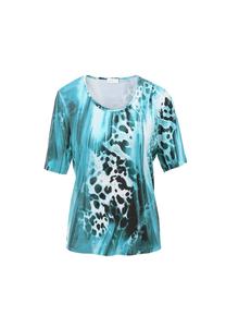 Короткий размер: удобная рубашка с принтом в миксе рисунков Goldner, мультиколор