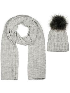 Шарф styleBREAKER, цвет hellgrau meliert